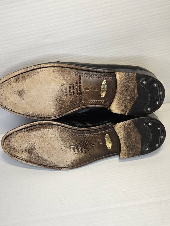 ZELLI Italia Black Lizard Loafers Men’s Size 8M – Handmade Italy Exotic Leather main image 4